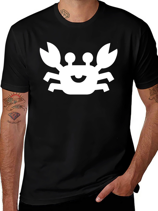 Crab Graphic Black T-Shirt