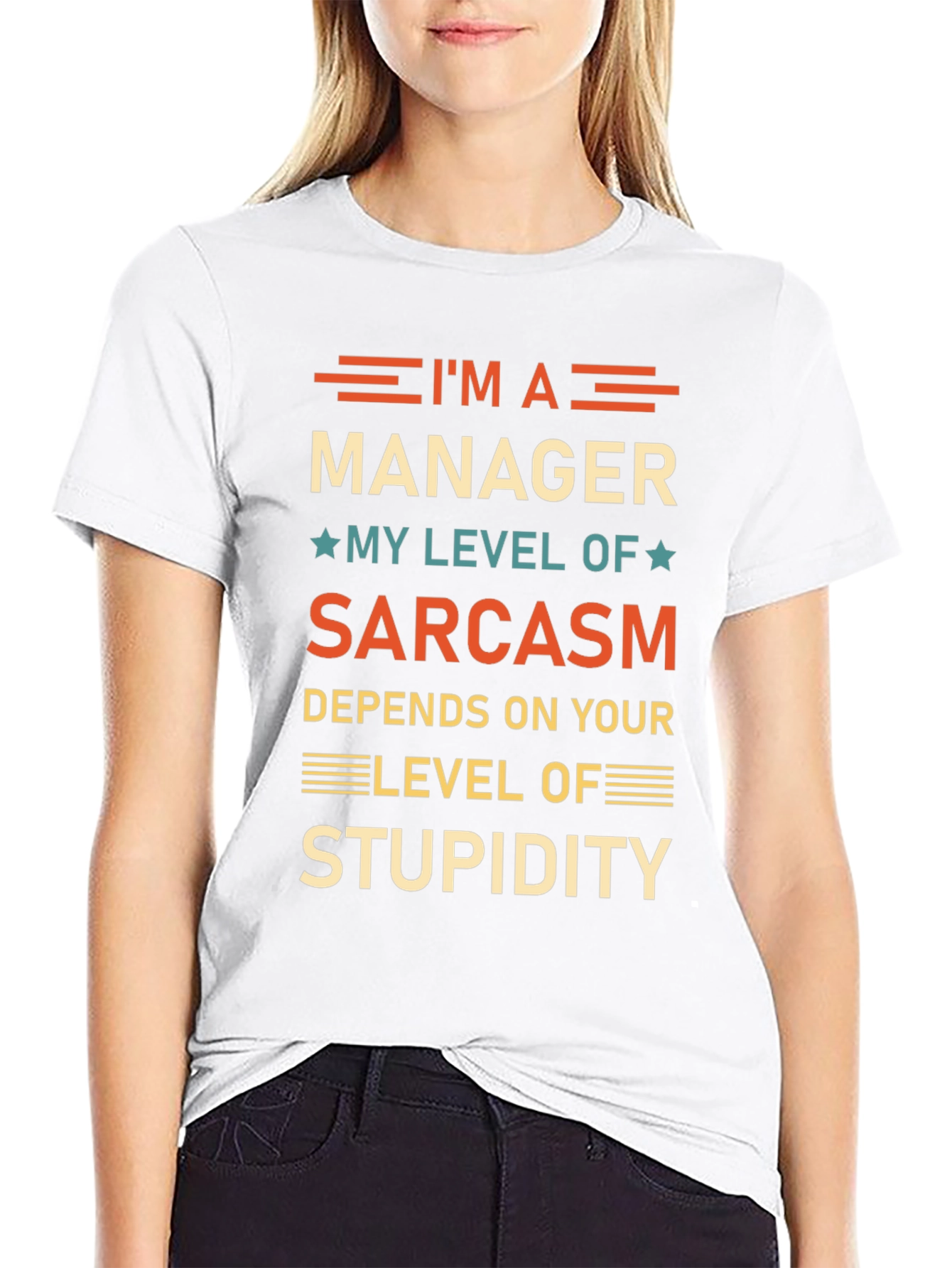 Sarcastic Manager T-Shirt - Funny Workplace Humor