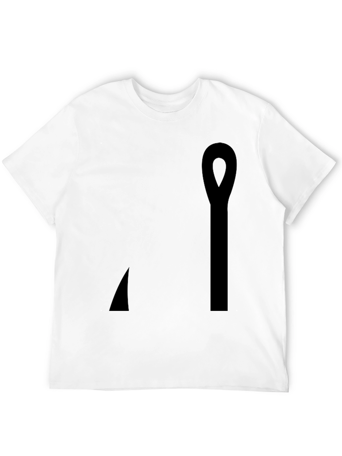 Minimalist Black Ankh T-Shirt