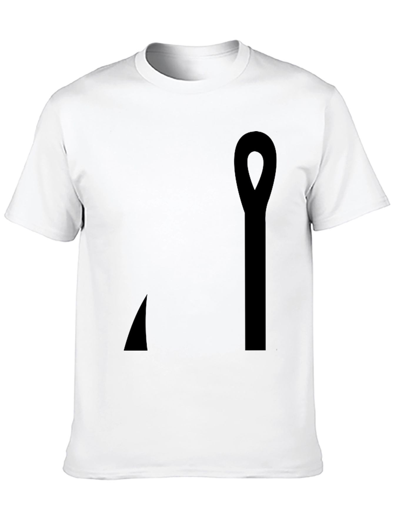 Minimalist Black Ankh T-Shirt