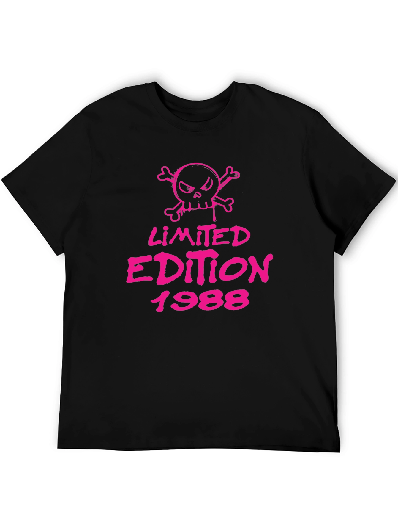 Limited Edition 1988 Skull Graphic Tee - Black