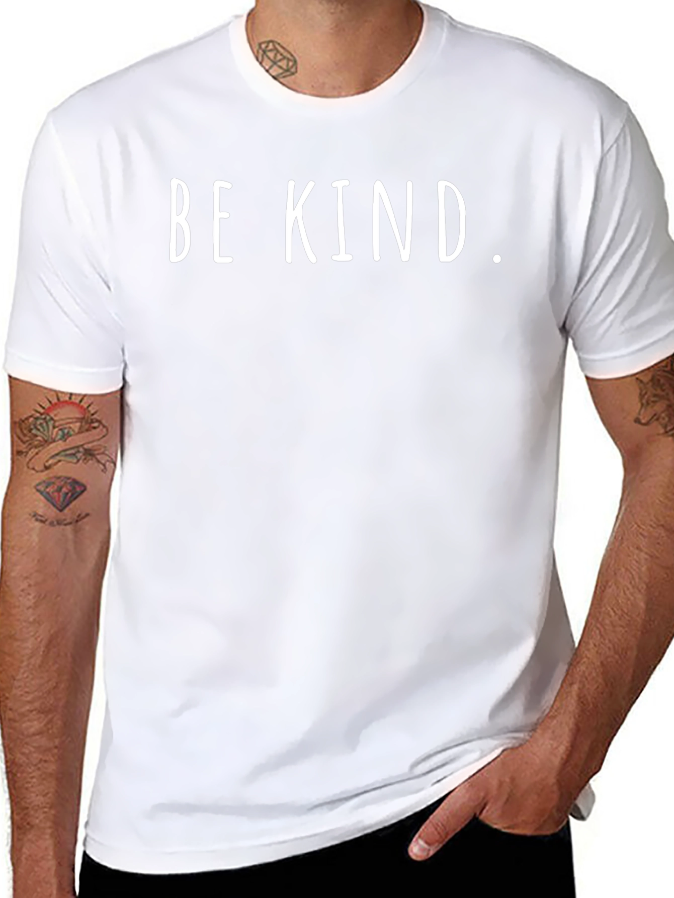 Be Kind Graphic Tee - Soft Black T-Shirt