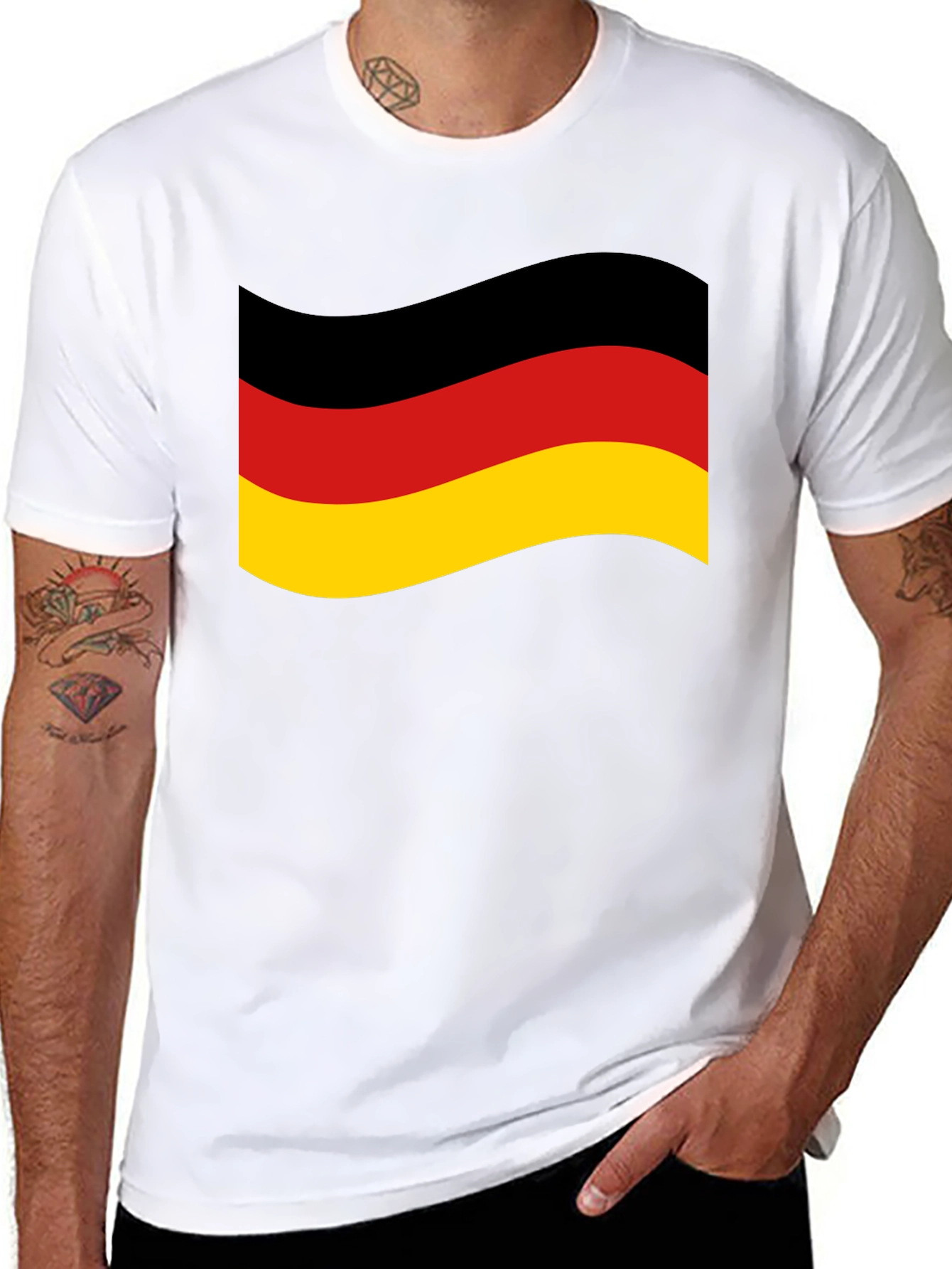 Germany Flag T-Shirt - Black