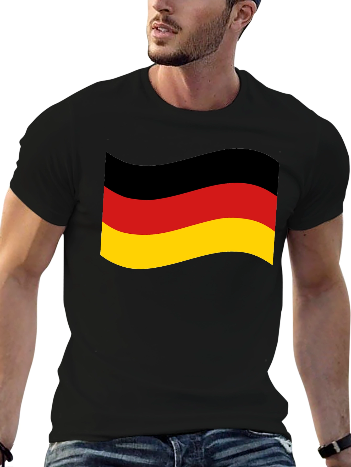 Germany Flag T-Shirt - Black