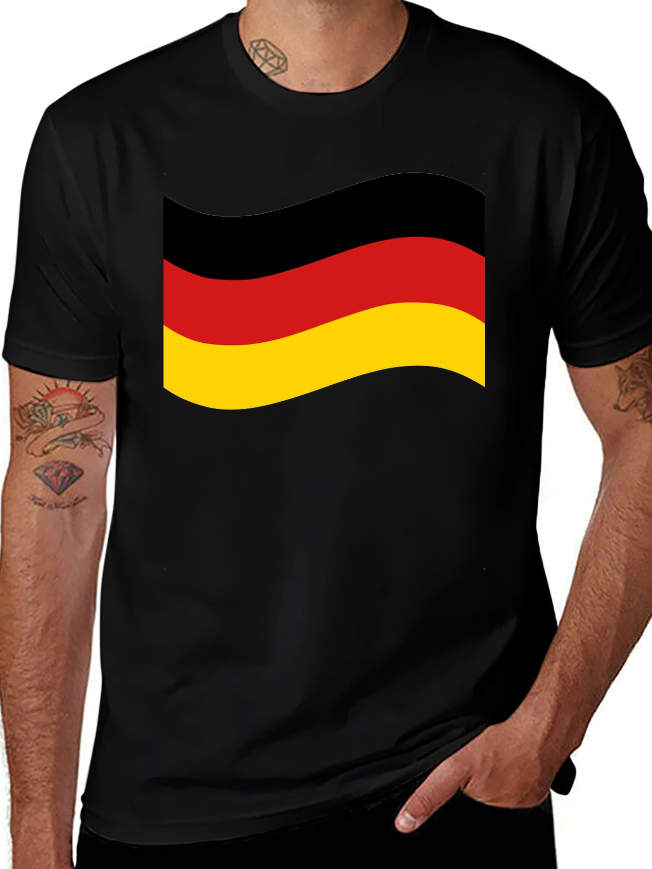 Germany Flag T-Shirt - Black