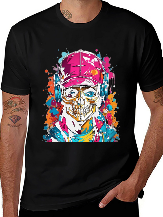 Skull Graphic Tee - Urban Style