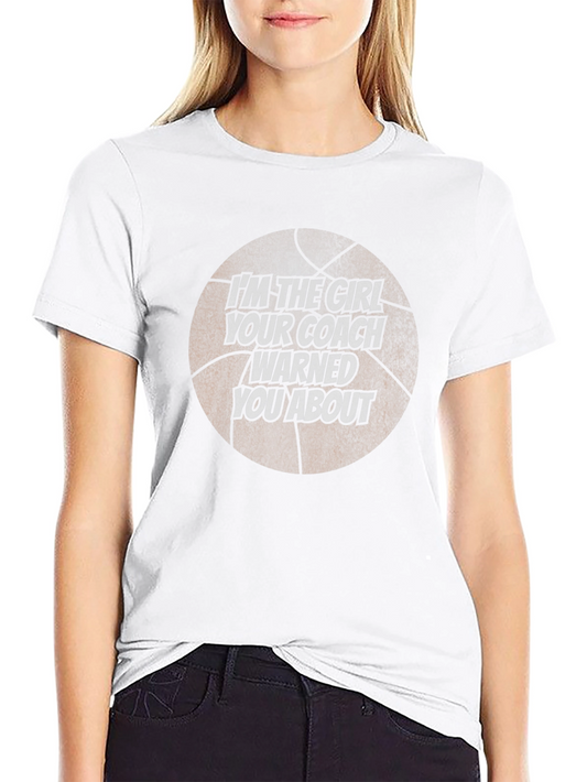 Im The Girl T-Shirt - Basketball