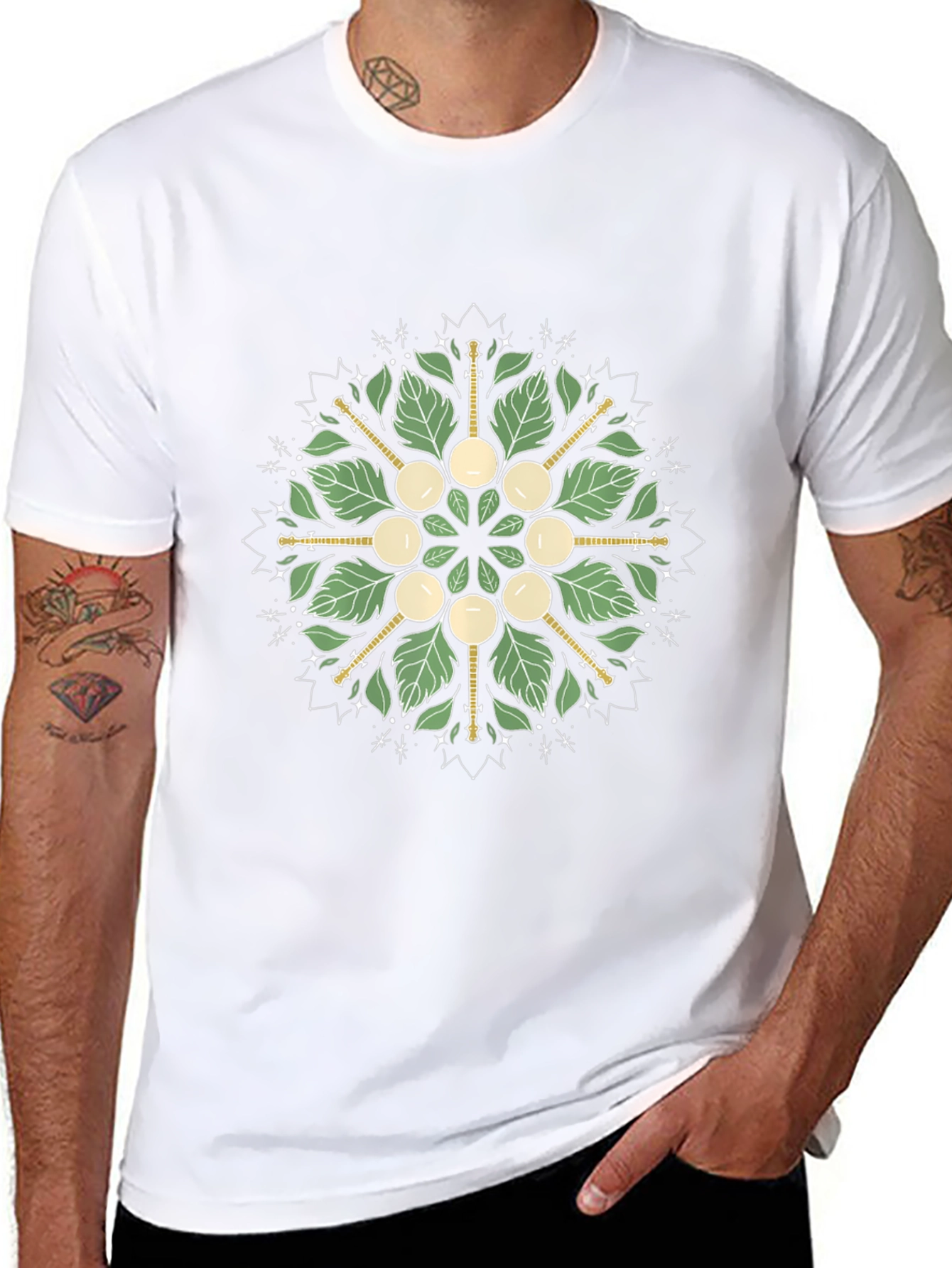 Banjo Mandala Graphic Tee - Unique Music Lovers T-Shirt