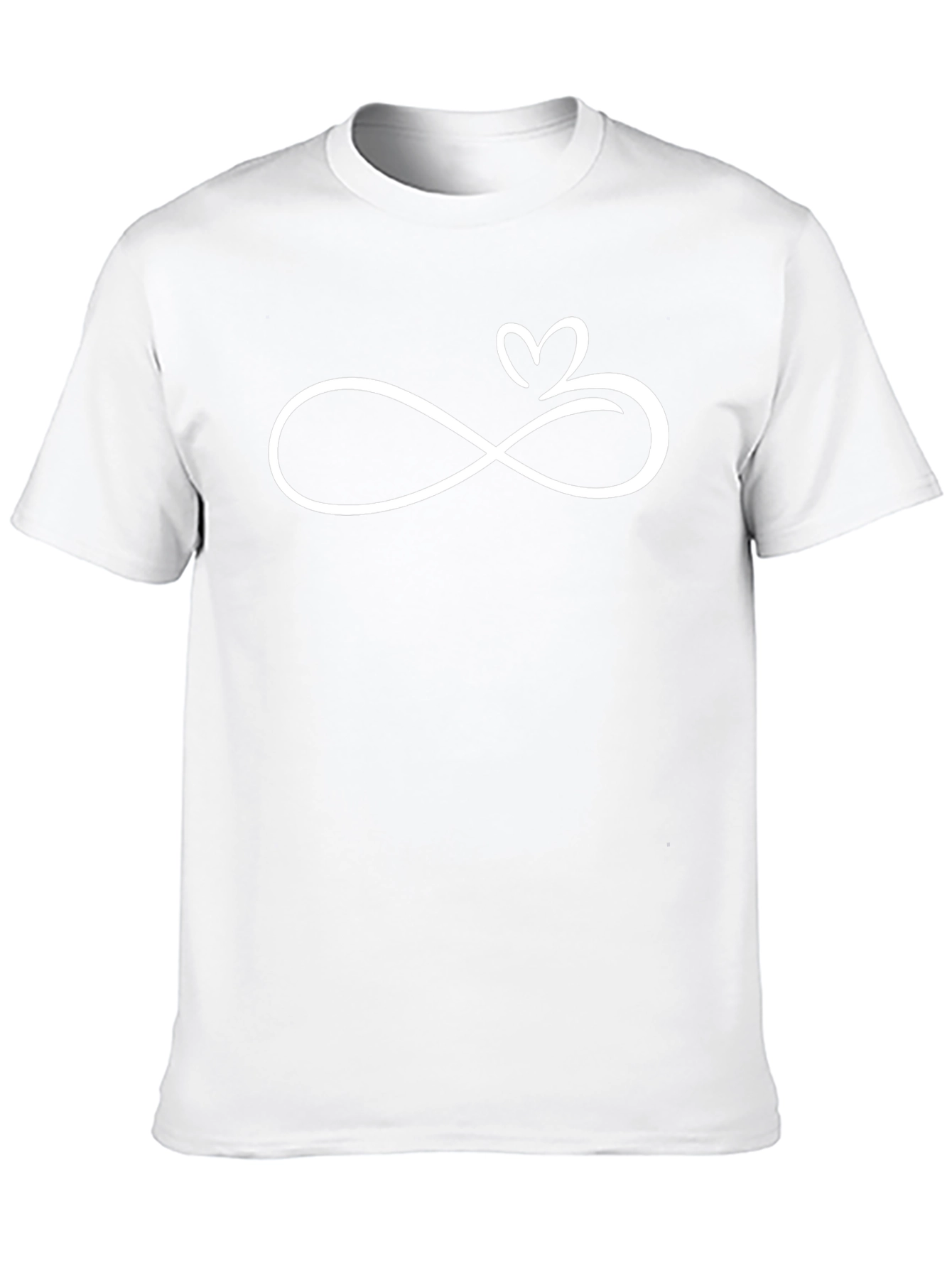 Infinity Heart Graphic Tee - Stylish Unisex Shirt