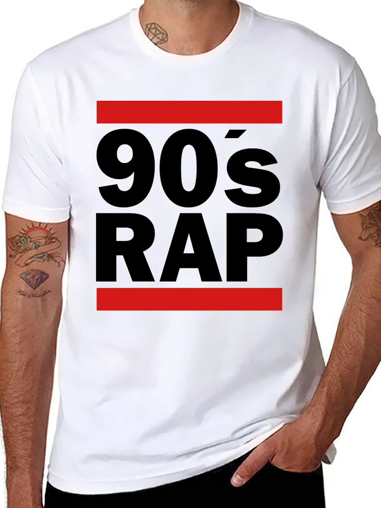90s Rap Graphic T-Shirt - Retro Style