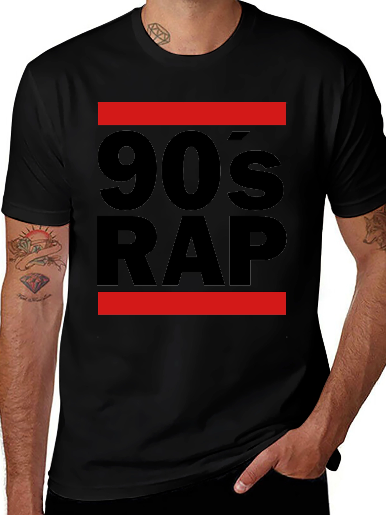 90s Rap Graphic T-Shirt - Retro Style