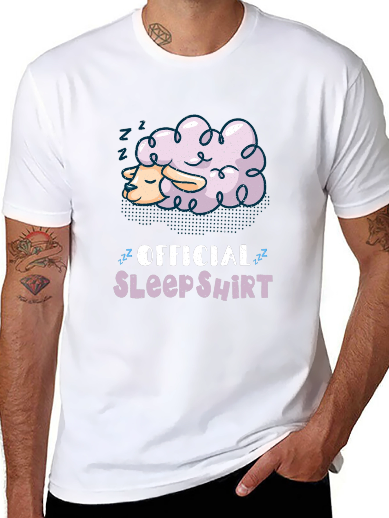 Official Sleep Shirt Funny Sheep T-Shirt