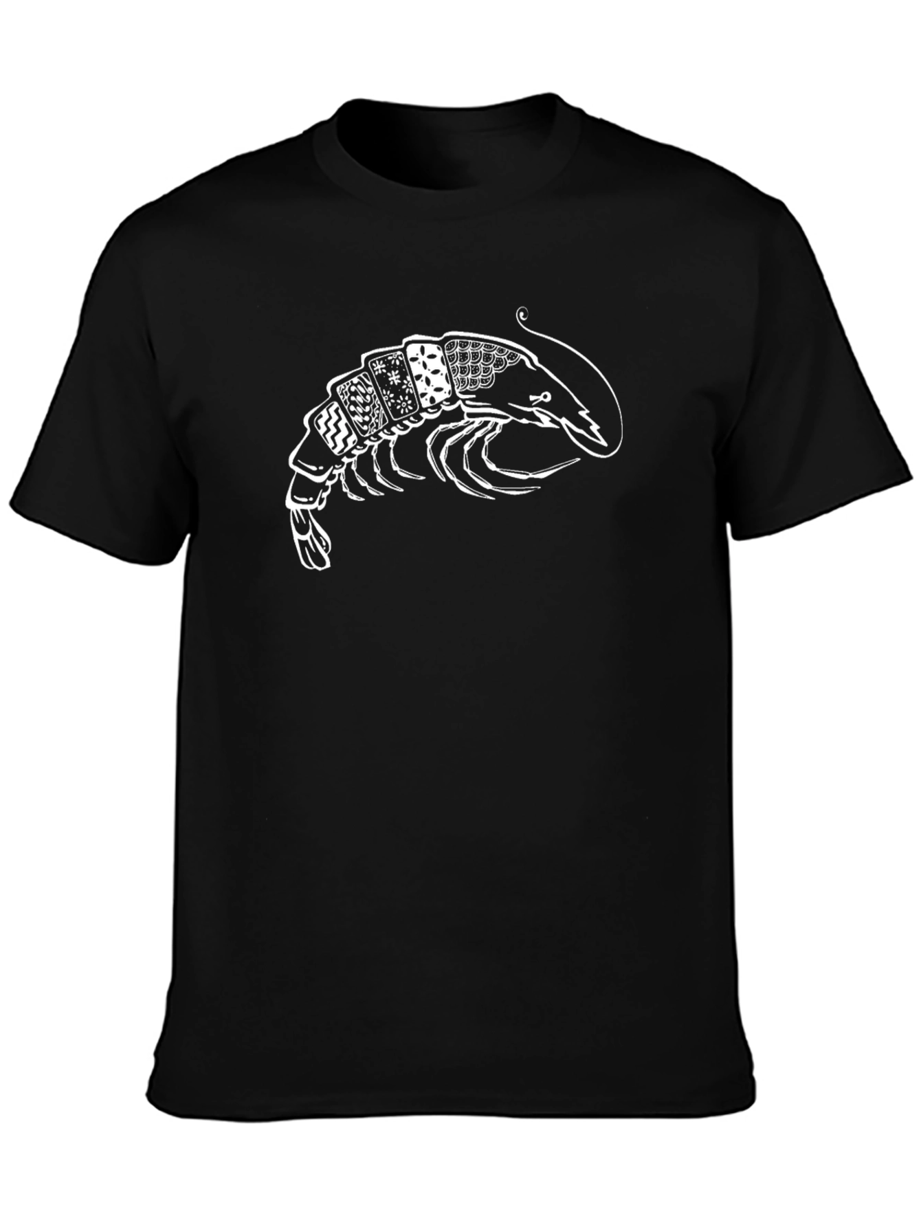 Lobster Card T-Shirt - Black Graphic Tee