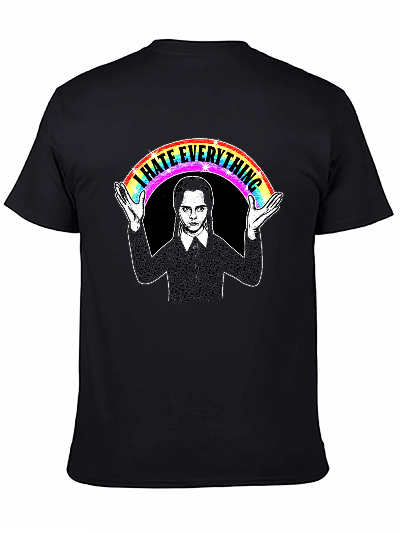 I Hate Everything Wednesday Rainbow T-Shirt