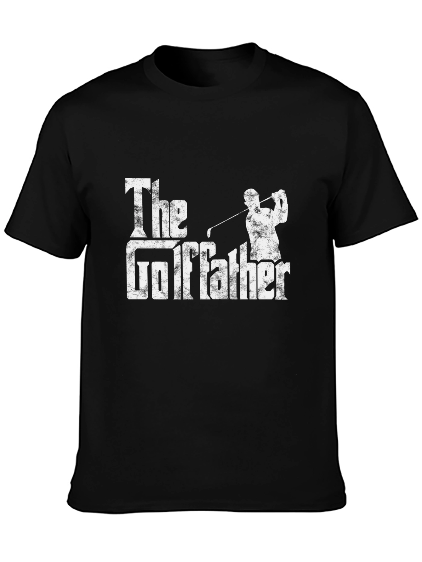 The Golfather Funny Golf Lover Black T-Shirt