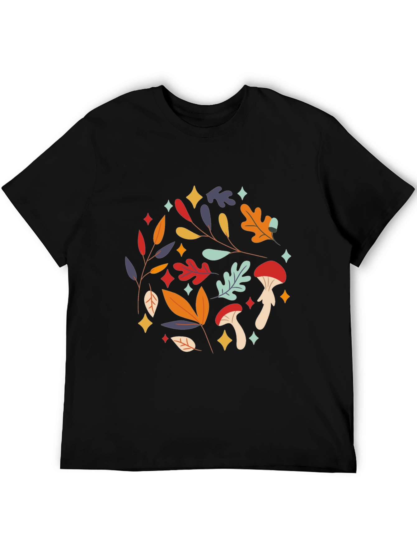 Fall Foliage & Funghi Graphic Tee