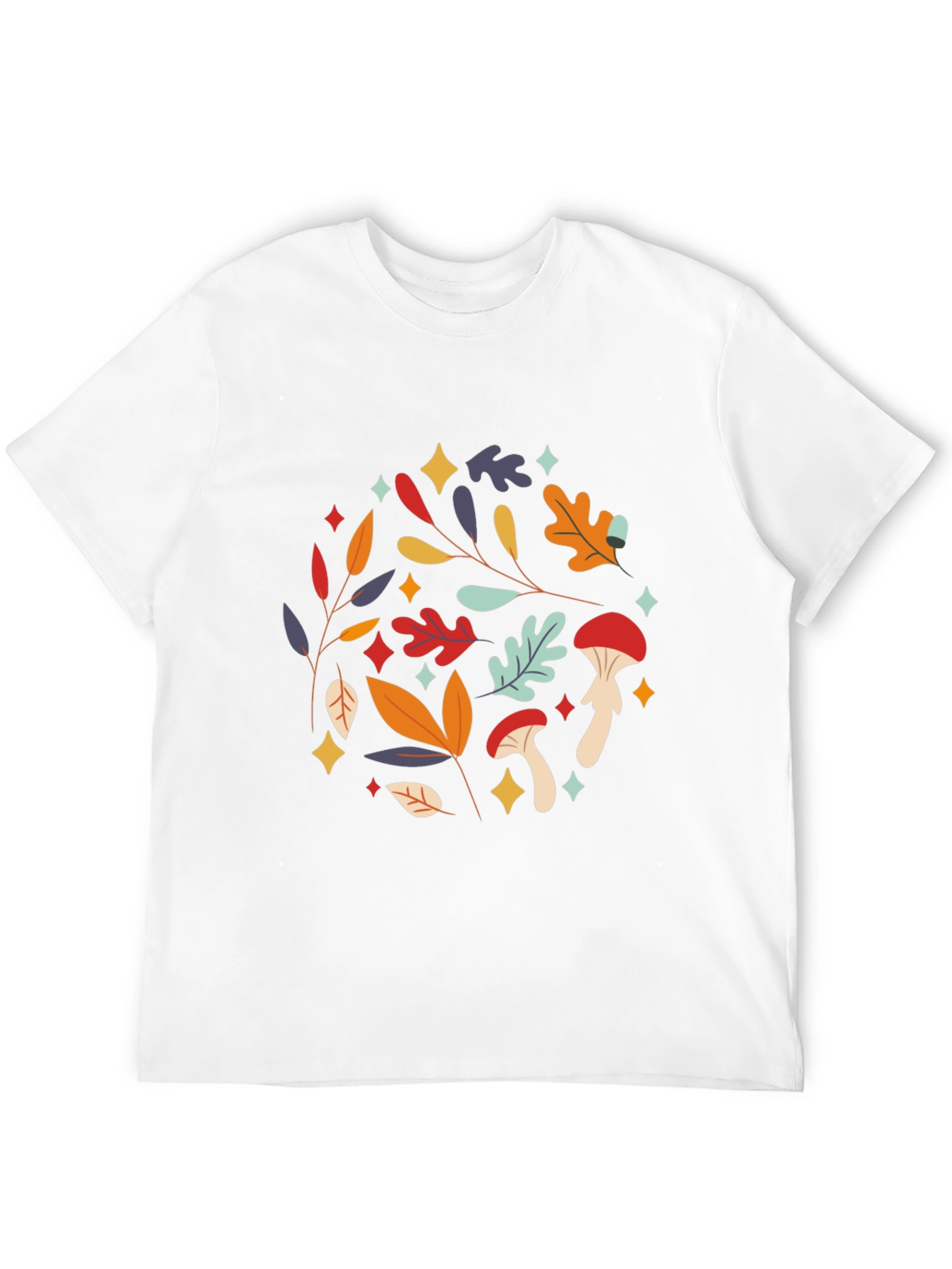 Fall Foliage & Funghi Graphic Tee