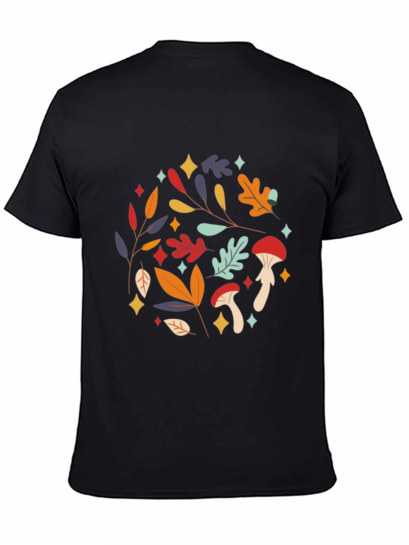 Fall Foliage & Funghi Graphic Tee