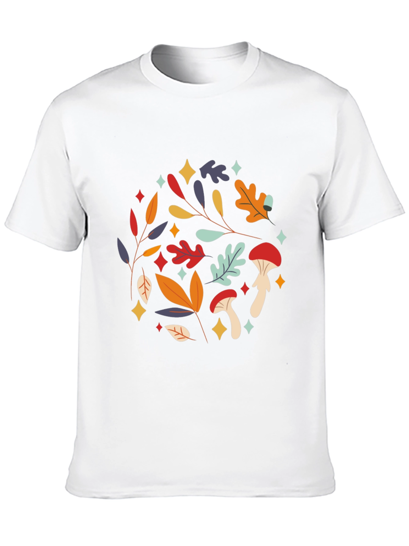 Fall Foliage & Funghi Graphic Tee