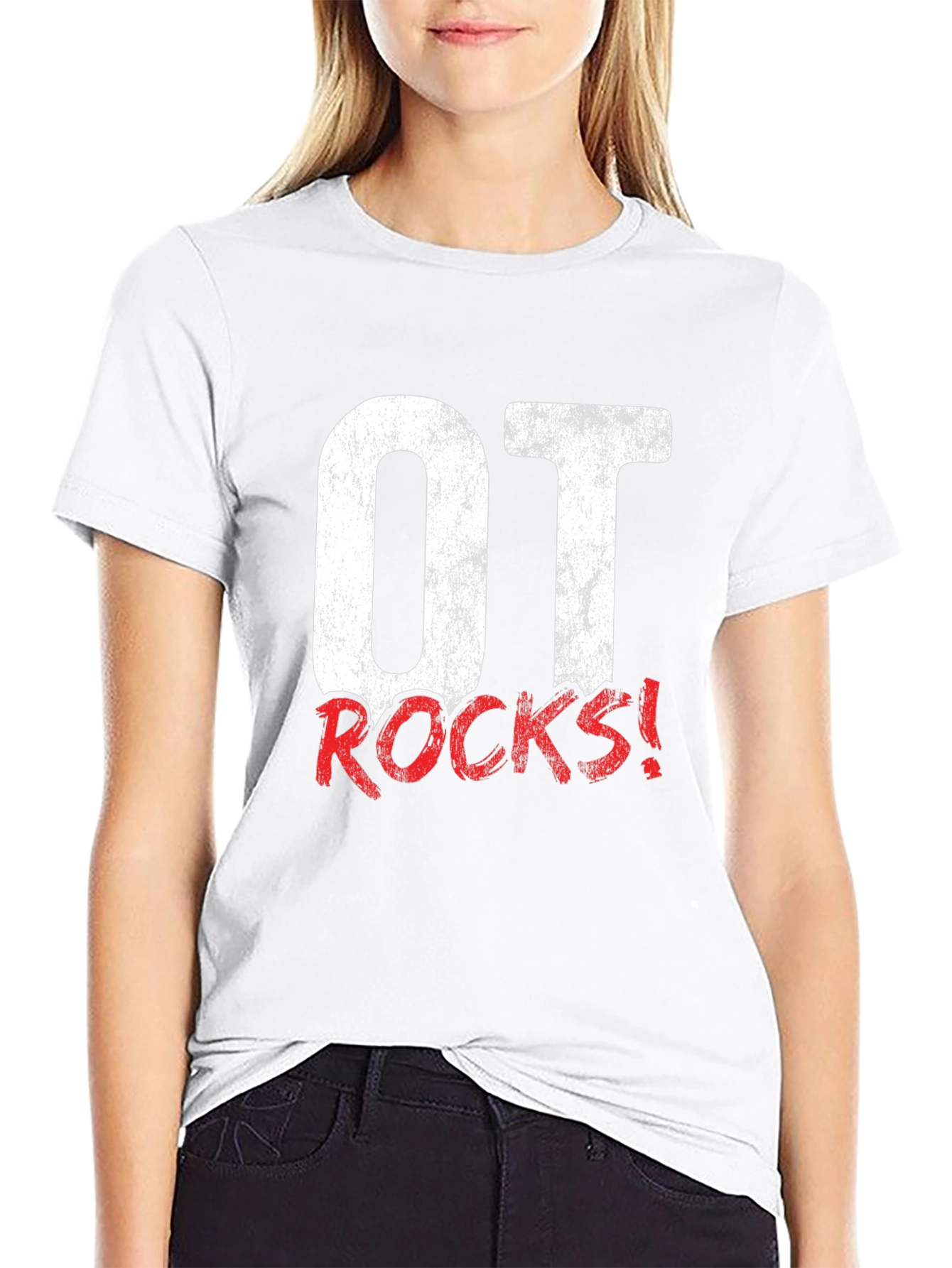 OT Rocks! Graphic Tee - Occupational Therapy T-Shirt