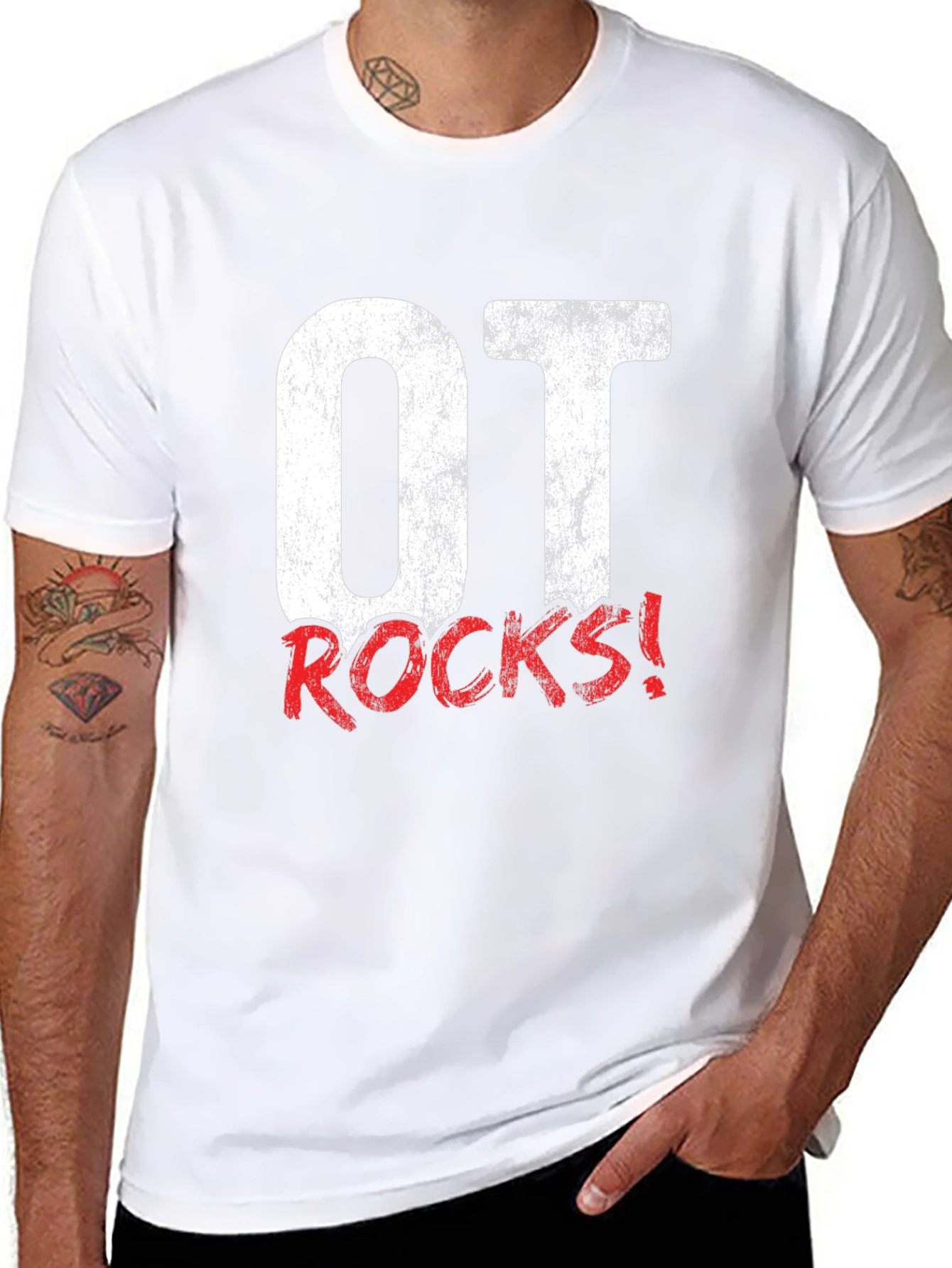 OT Rocks! Graphic Tee - Occupational Therapy T-Shirt