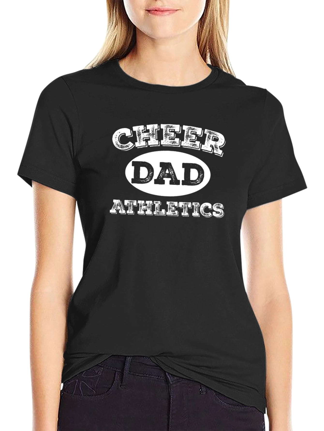 Cheer Dad Athletics Black T-Shirt