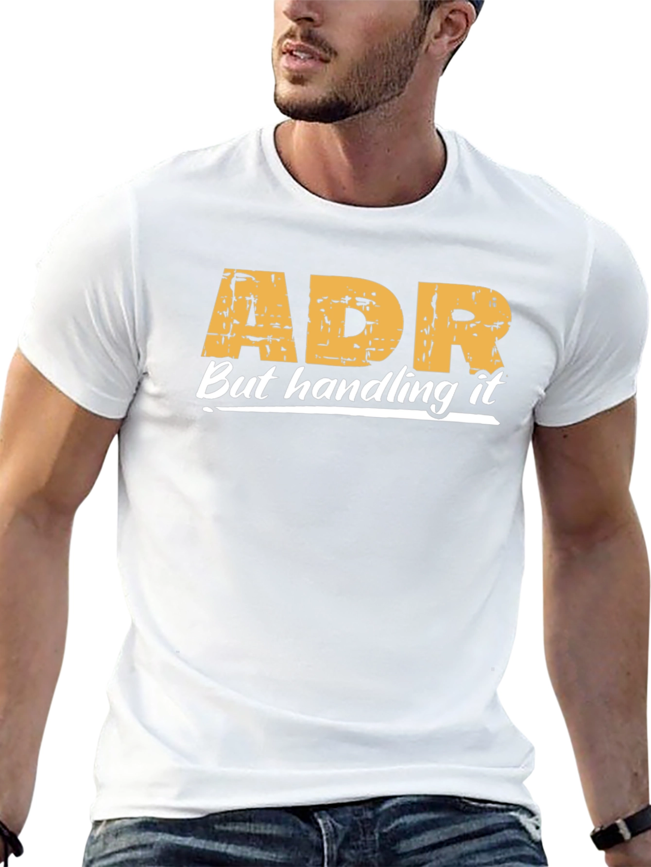 ADR Handling It T-Shirt - Black Casual Tee