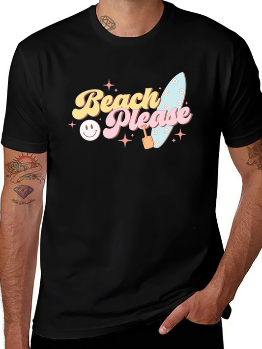 Beach Please Graphic T-Shirt - Summer Fun!