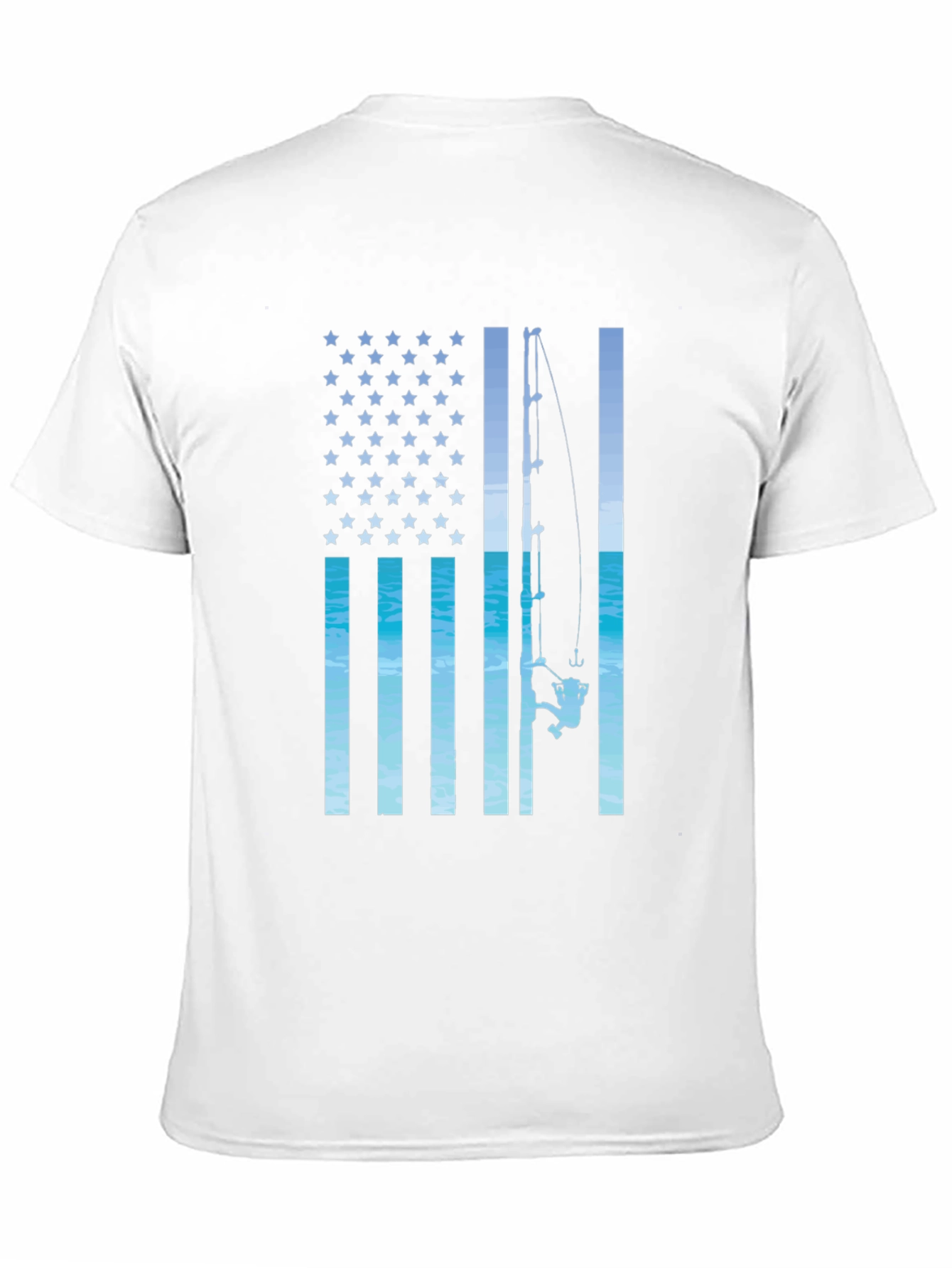 American Flag Fishing T-Shirt