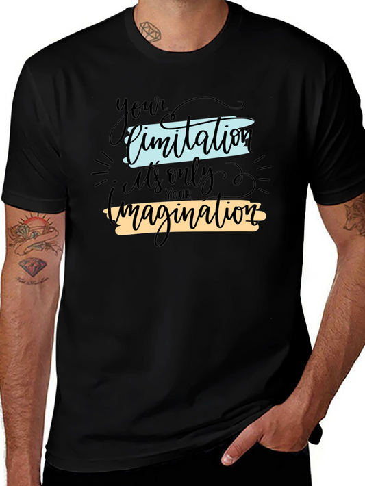 Inspirational Graphic Tee: Imagination Limit