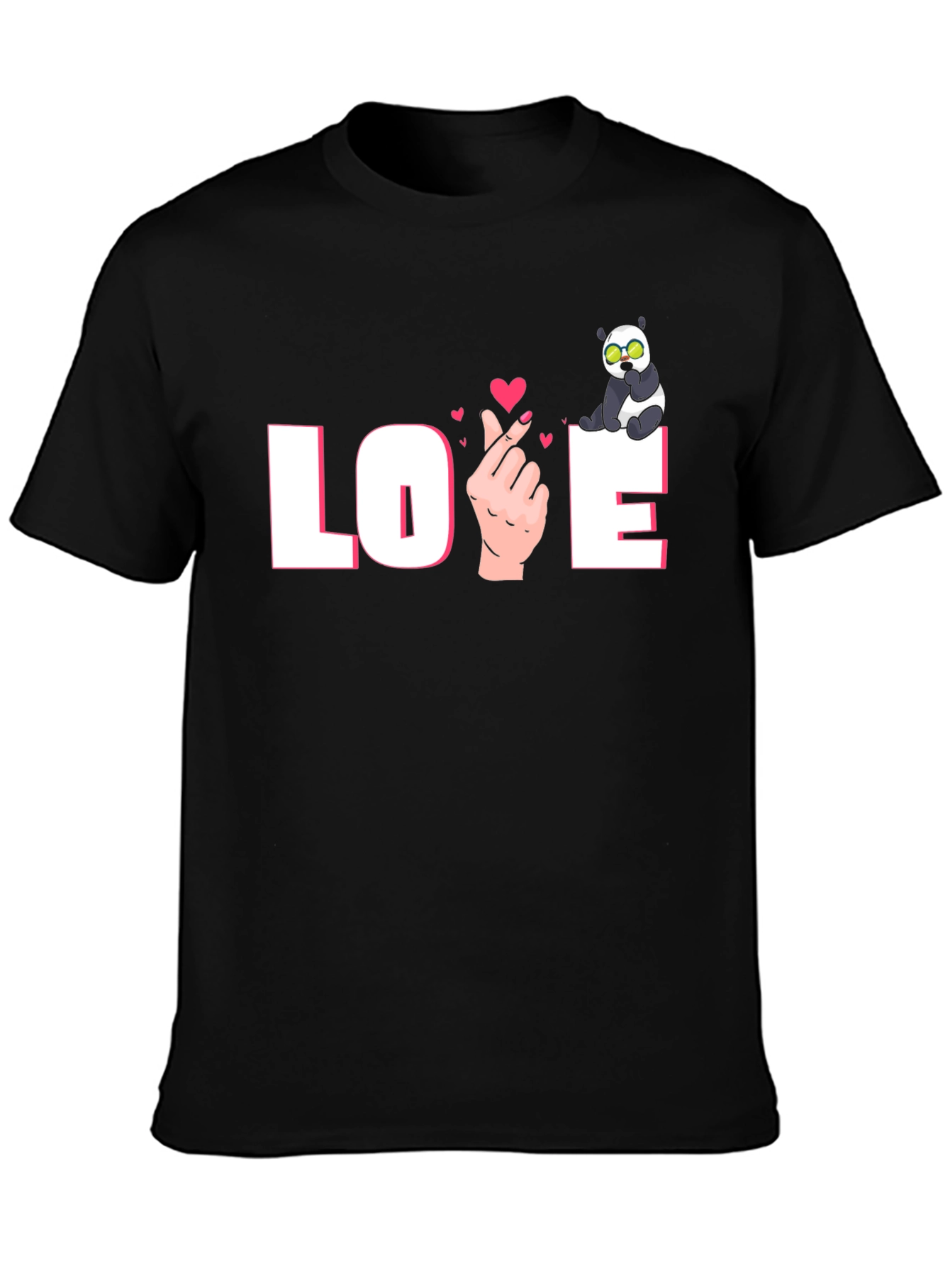 Love Panda Graphic Tee - Trendy & Unique Design