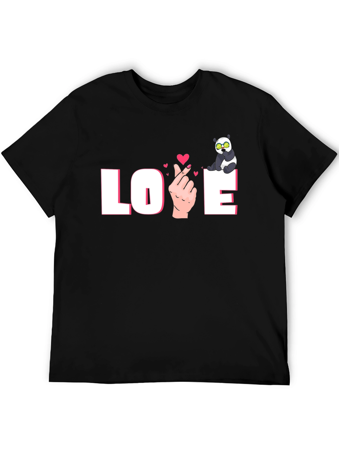 Love Panda Graphic Tee - Trendy & Unique Design