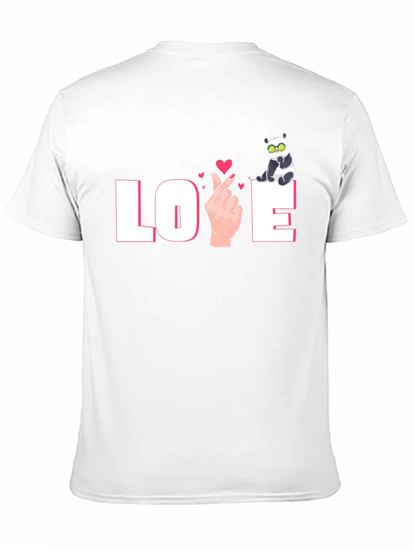 Love Panda Graphic Tee - Trendy & Unique Design
