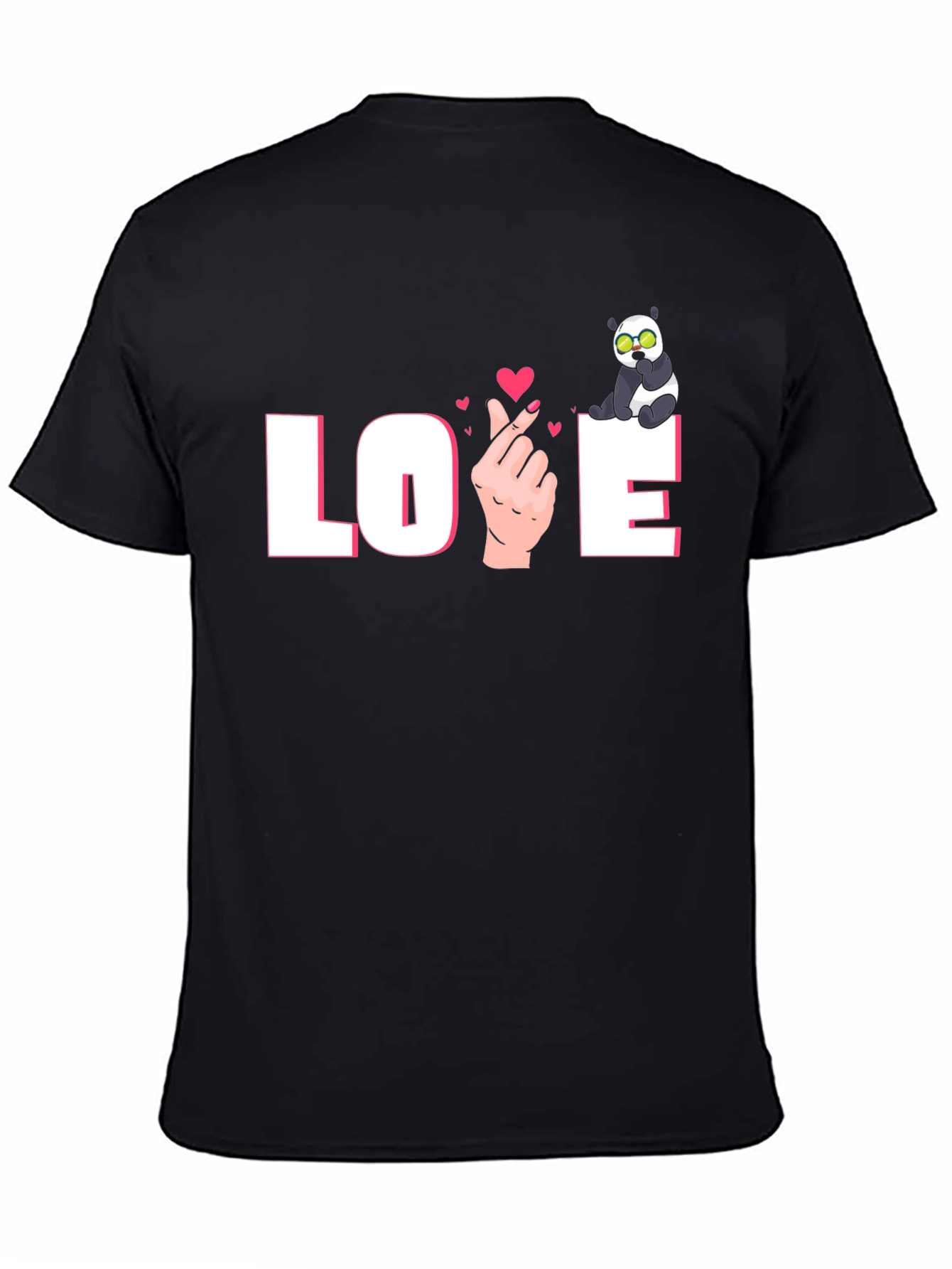 Love Panda Graphic Tee - Trendy & Unique Design