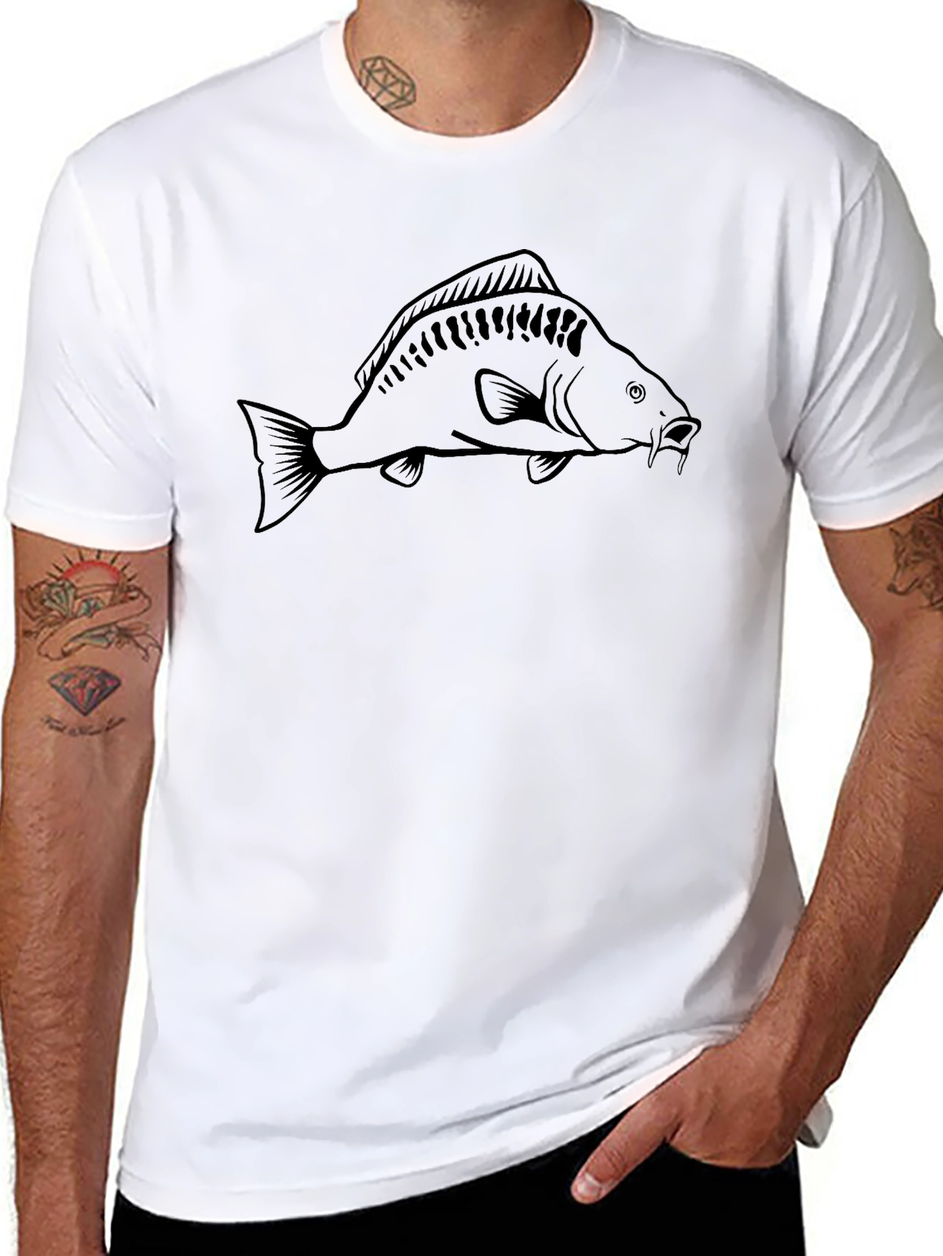 Carp Fish Graphic T-Shirt