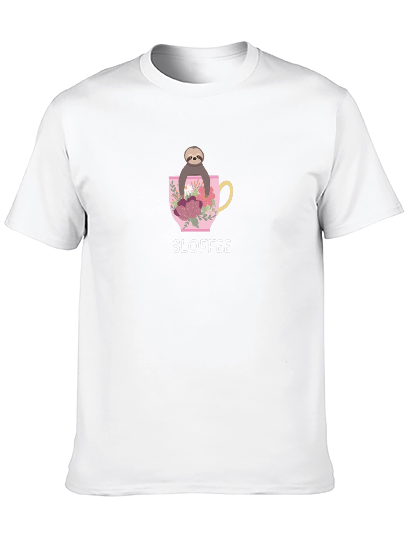 Sloffee Sloth Coffee Lover Graphic T-Shirt