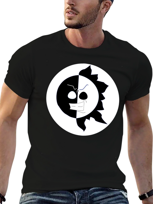 Yin Yang Sun Black T-Shirt