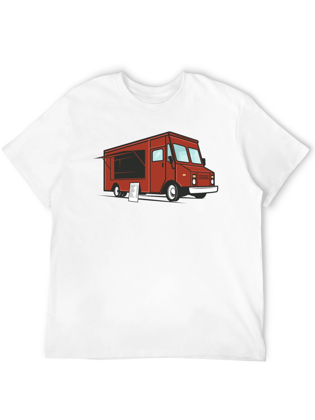 Food Truck Graphic T-Shirt - Black
