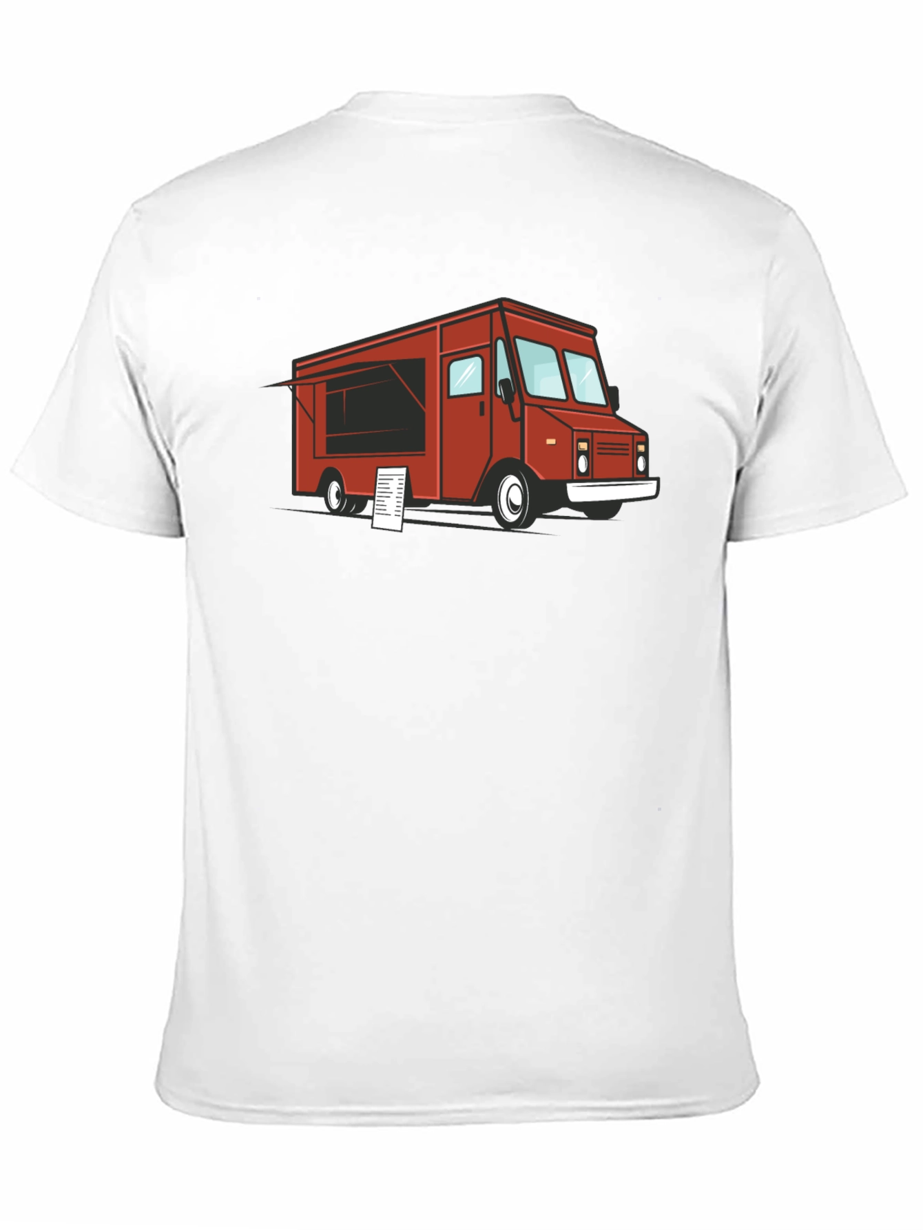 Food Truck Graphic T-Shirt - Black