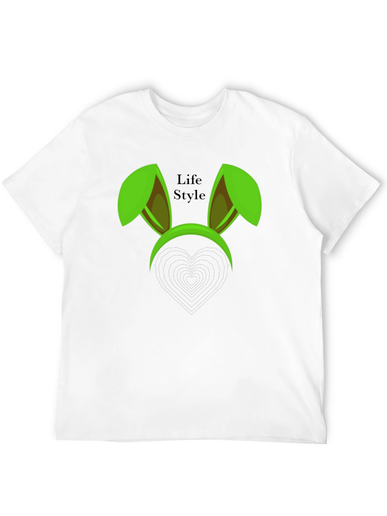 Fun Bunny Ears Graphic Tee - Life Style Apparel
