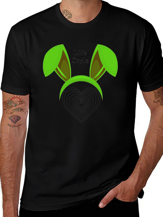 Fun Bunny Ears Graphic Tee - Life Style Apparel