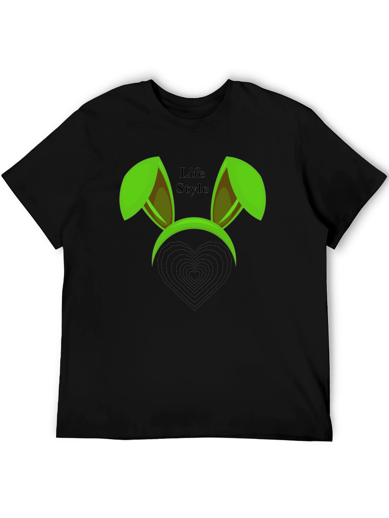 Fun Bunny Ears Graphic Tee - Life Style Apparel