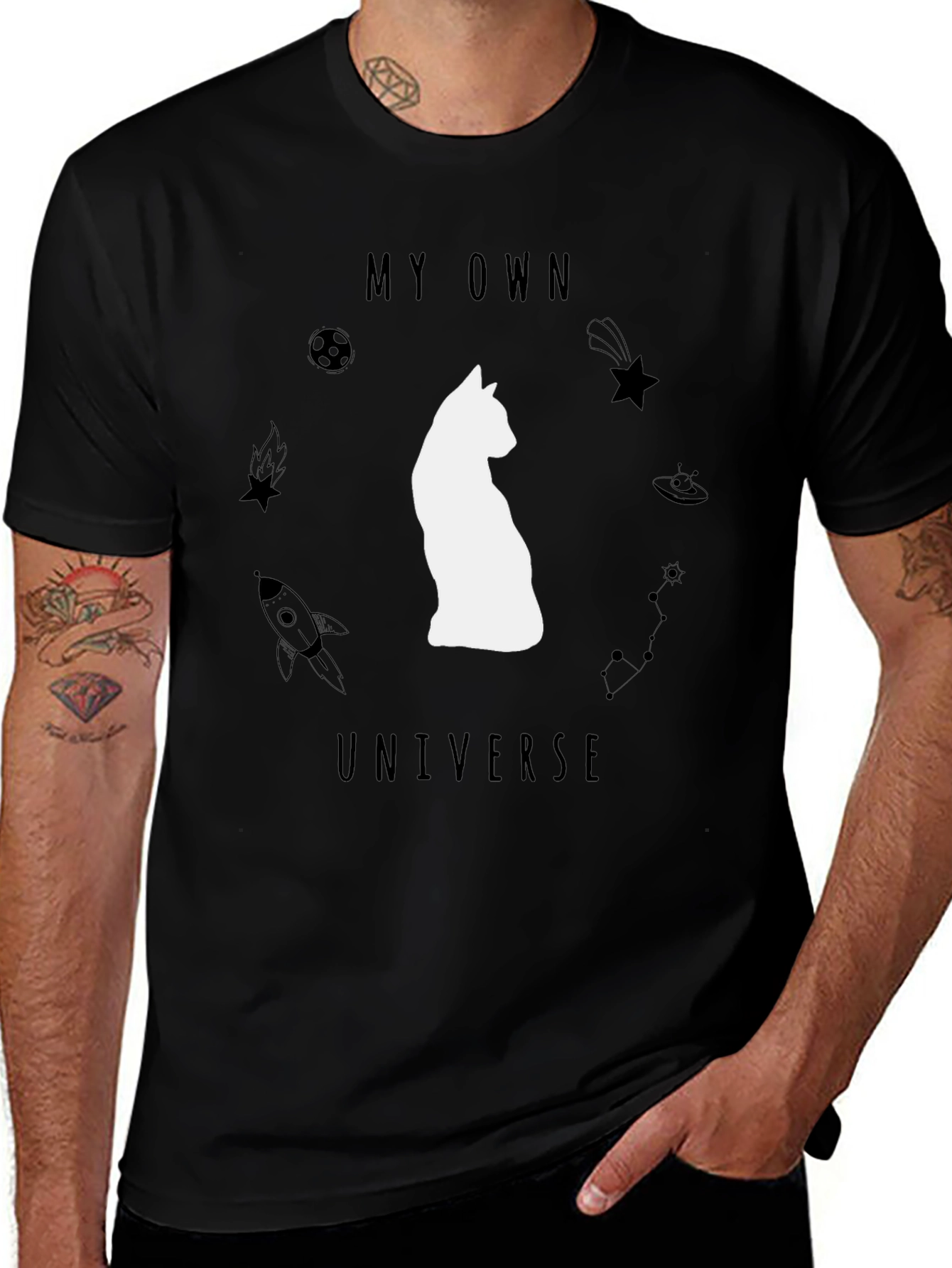 Cosmic Cat Tee - My Own Universe T-Shirt