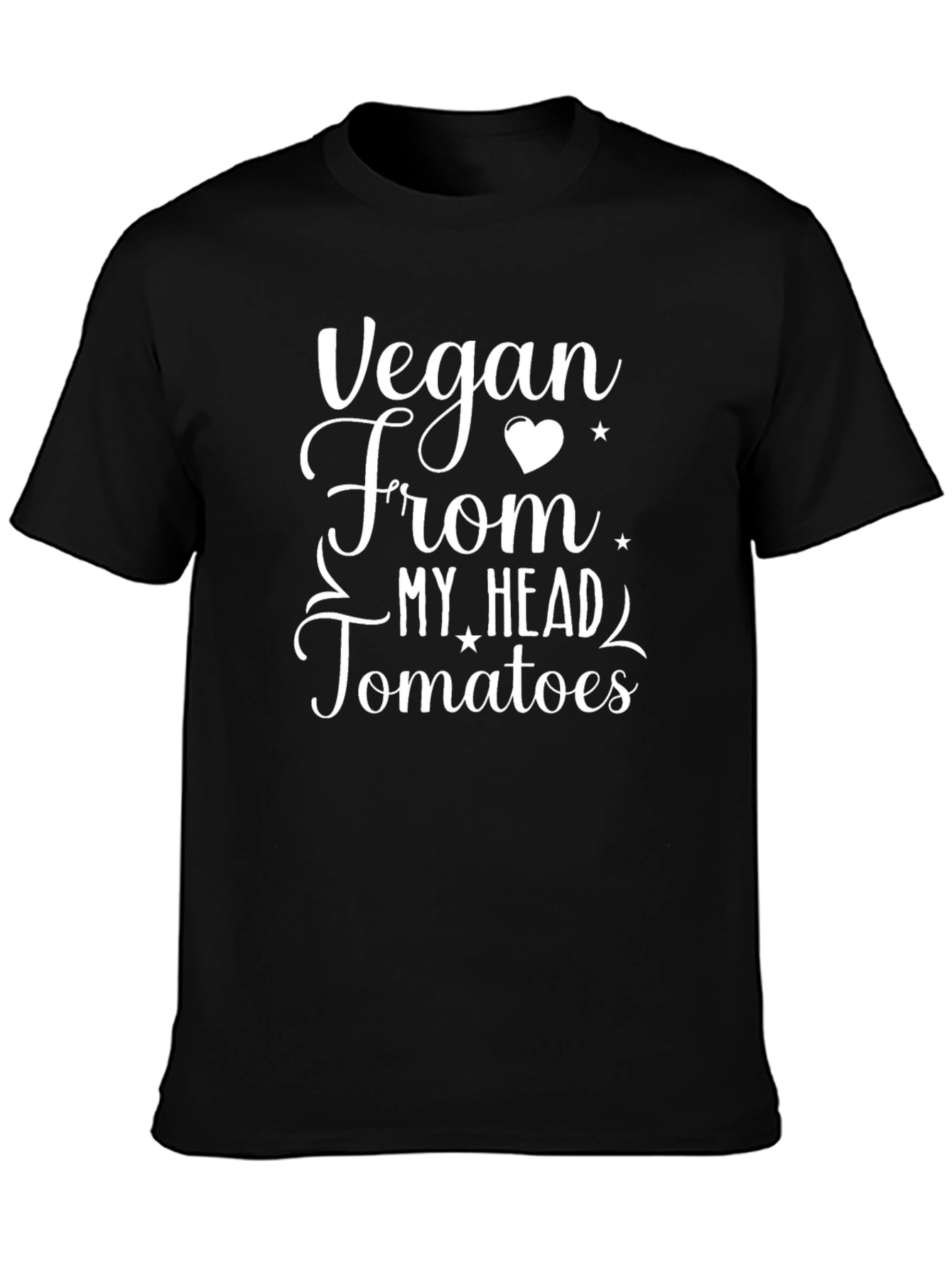 Vegan From My Head Tomatoes Graphic Tee