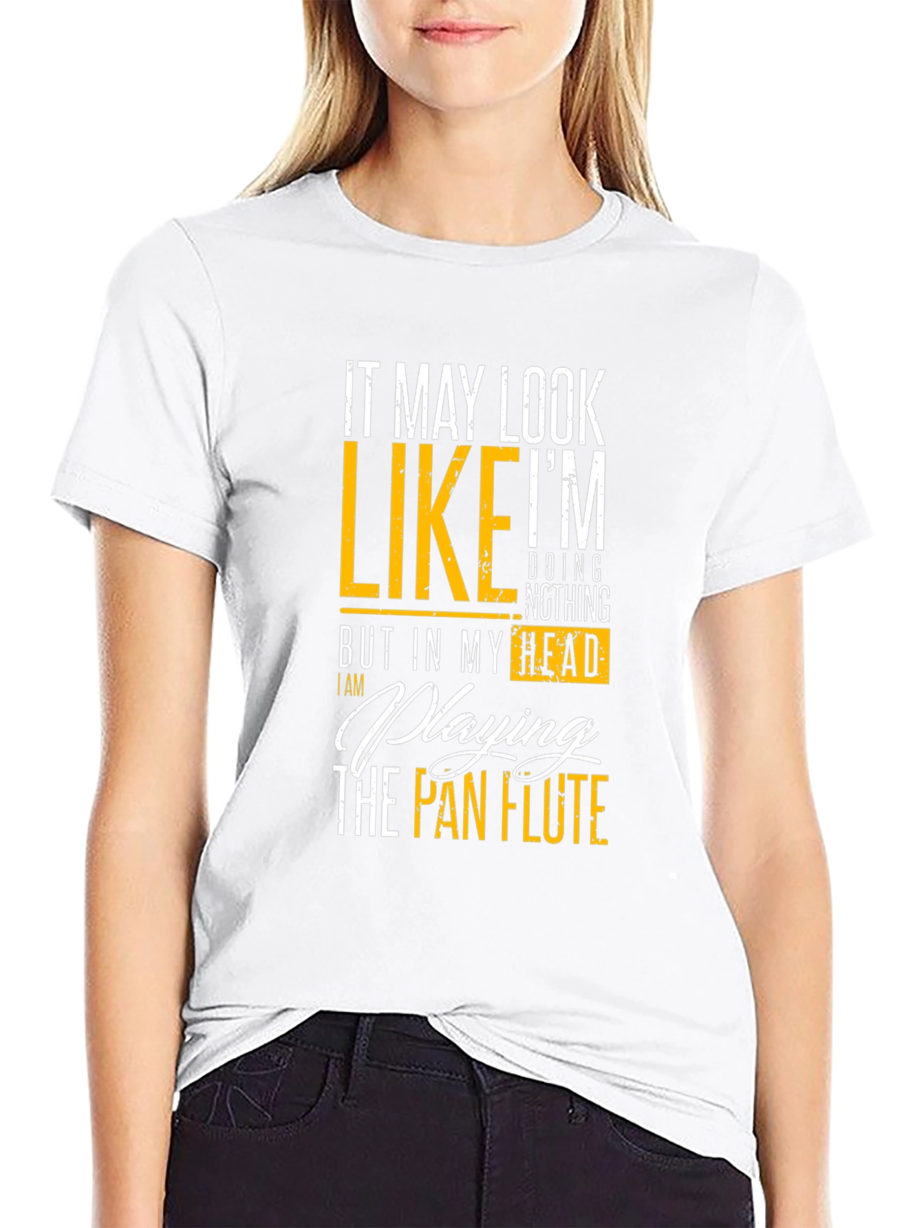 Pan Flute Player T-Shirt: Minds Playing Souls Soaring