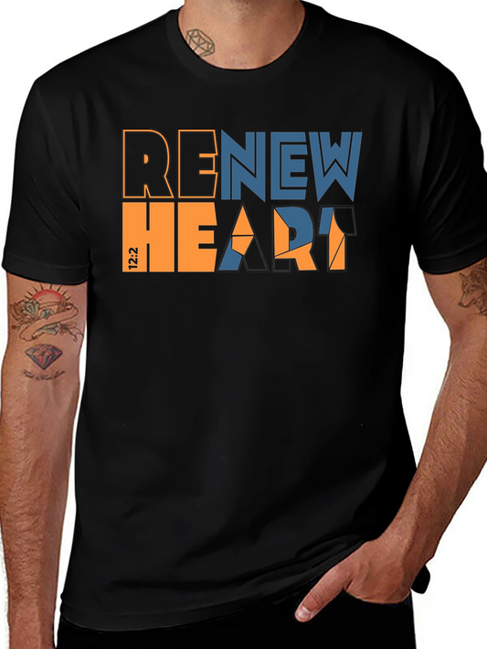 Renew Heart Graphic Tee - Stylish Christian Apparel