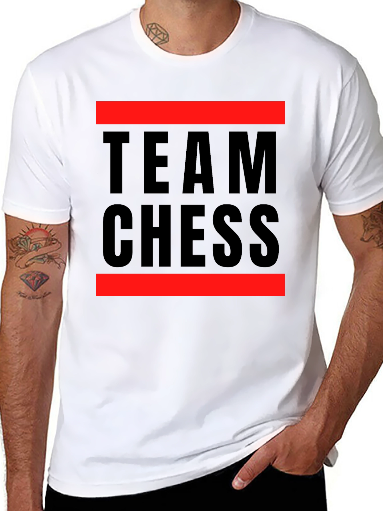 Team Chess Graphic Tee - Bold Statement Shirt