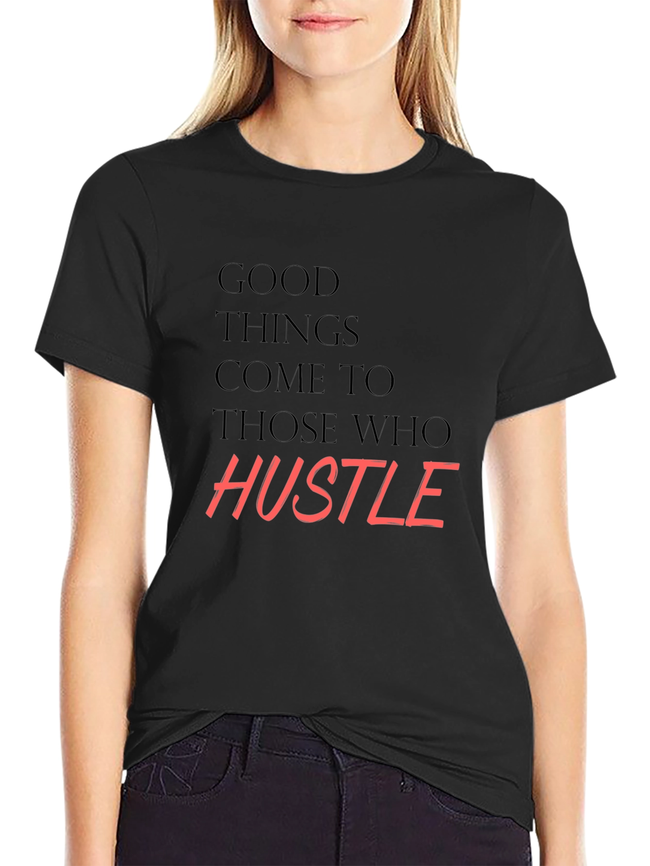 Hustle T-Shirt - Mens Motivational Graphic Tee