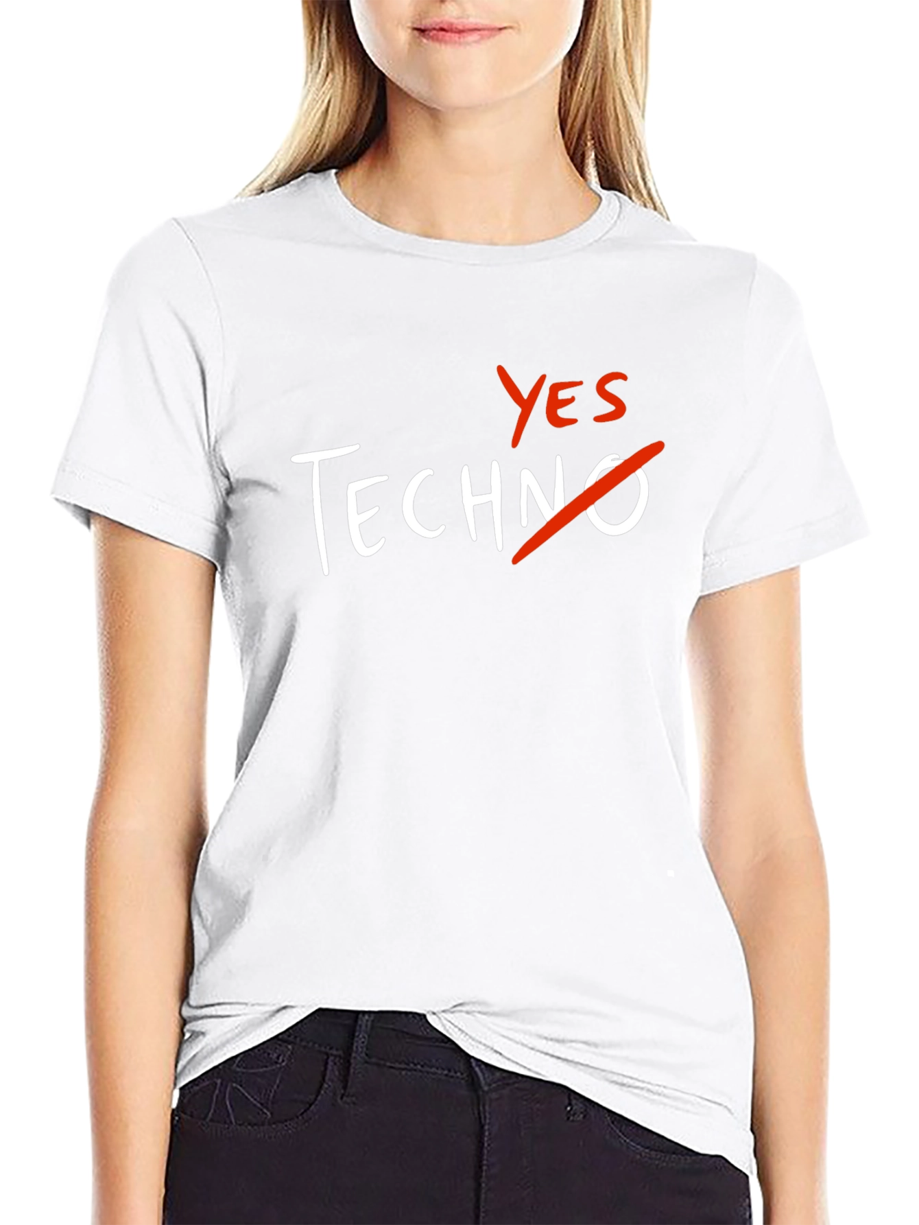 Yes Techno T-Shirt - Sarcastic Music Lover Tee