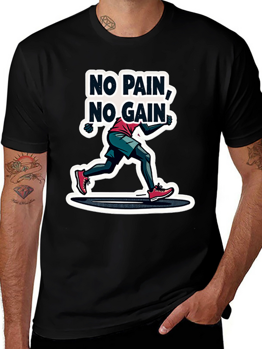 No Pain No Gain Graphic T-Shirt